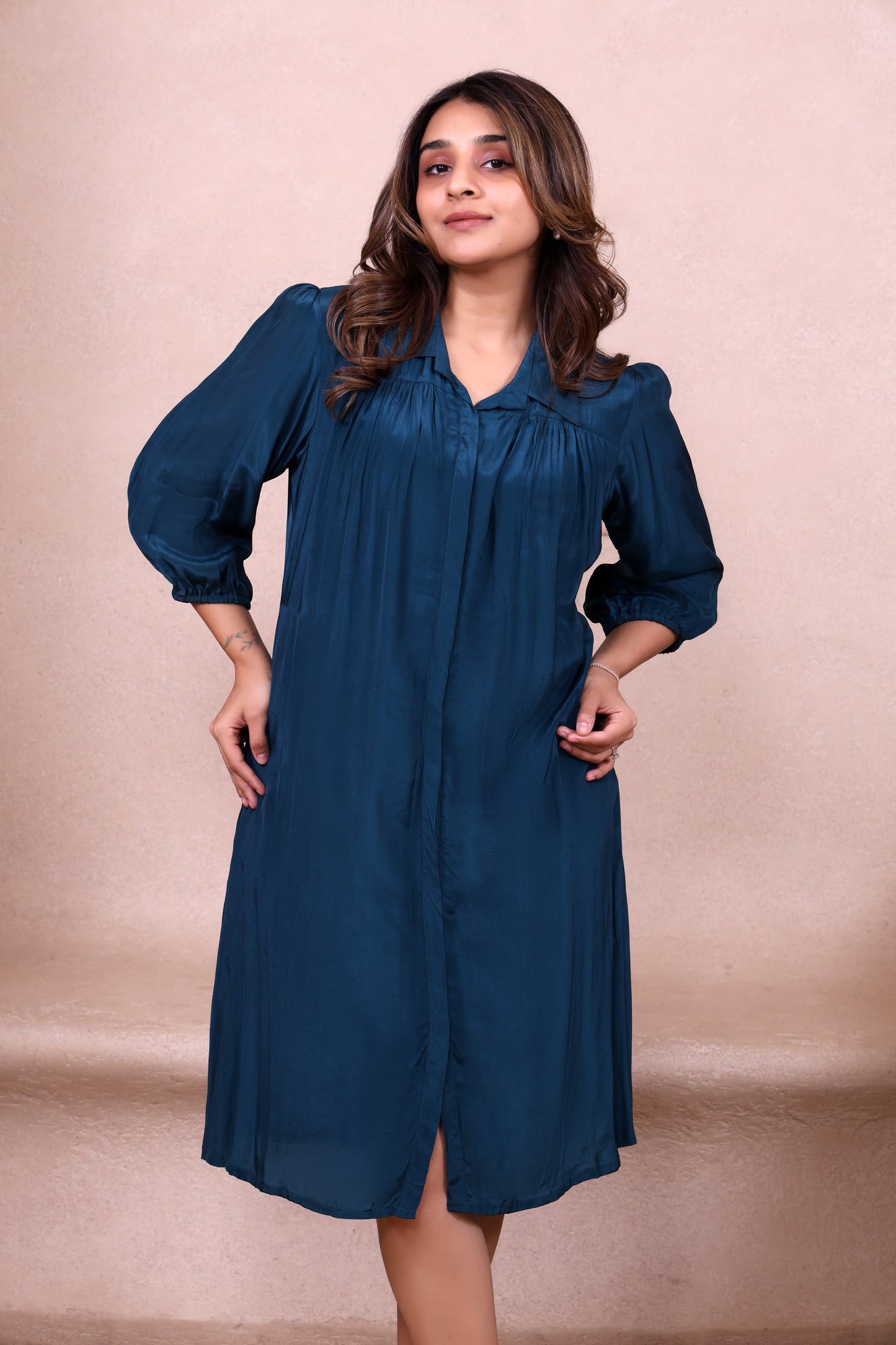 Bold and Elegant Blue dress
